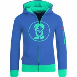 Trollkids Pullover & Sweats<· Sortland Mitternachtsblau / Minze dunkel