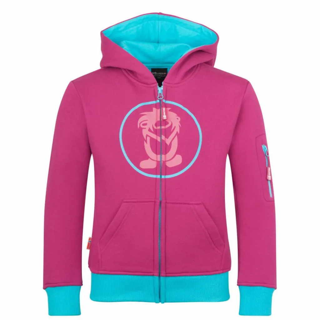 Trollkids Pullover & Sweats<· Sortland Helle Beere/Lagunenblau
