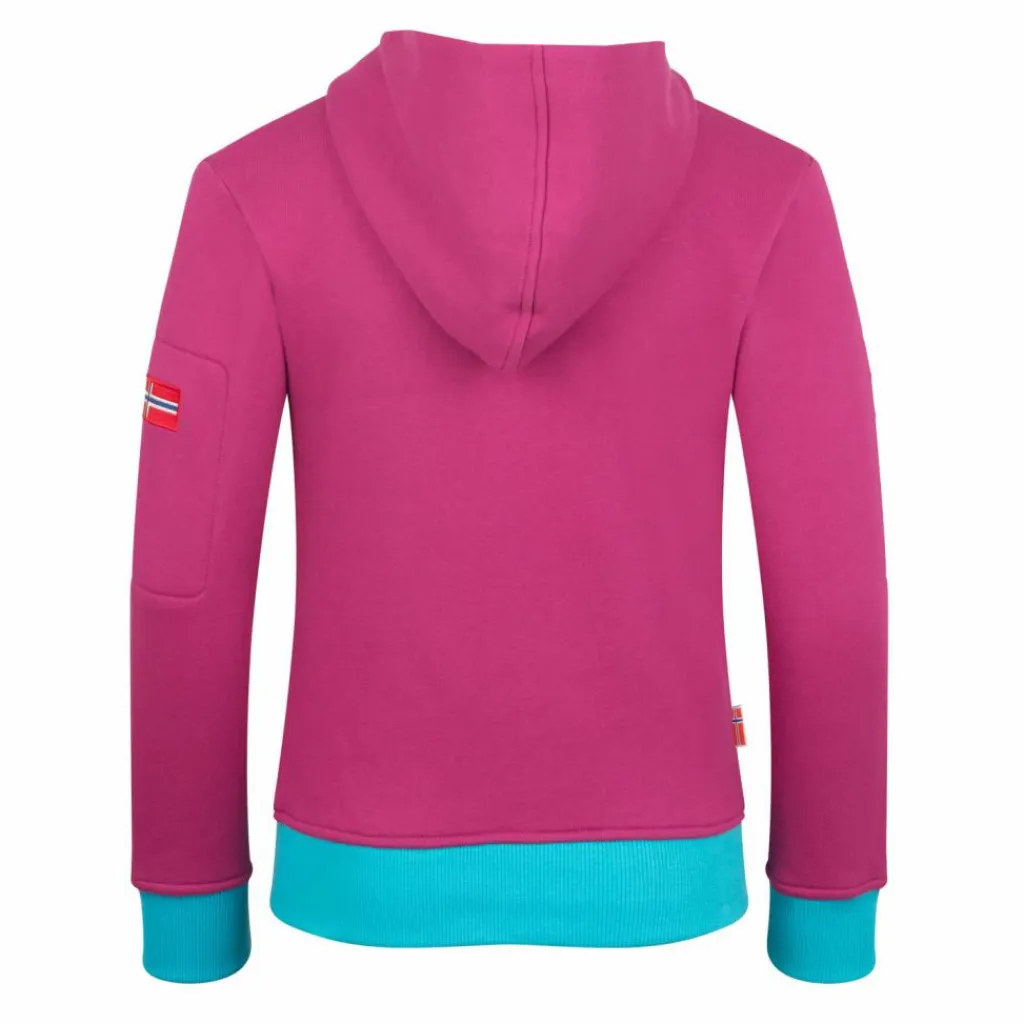Trollkids Pullover & Sweats<· Sortland Helle Beere/Lagunenblau