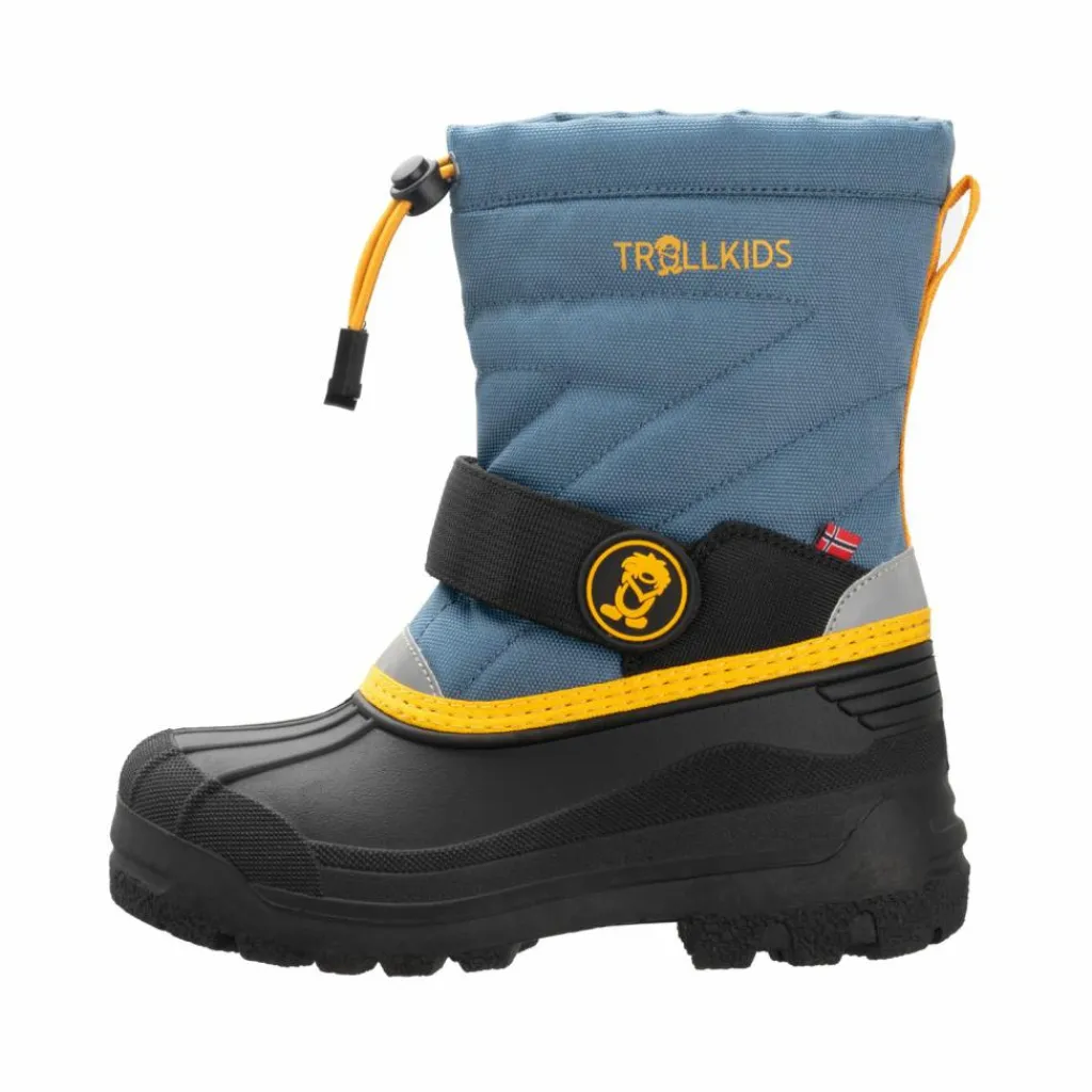 Trollkids Winterschuhe|Boots & Stiefel<· Telemark Stahlblau/Mango