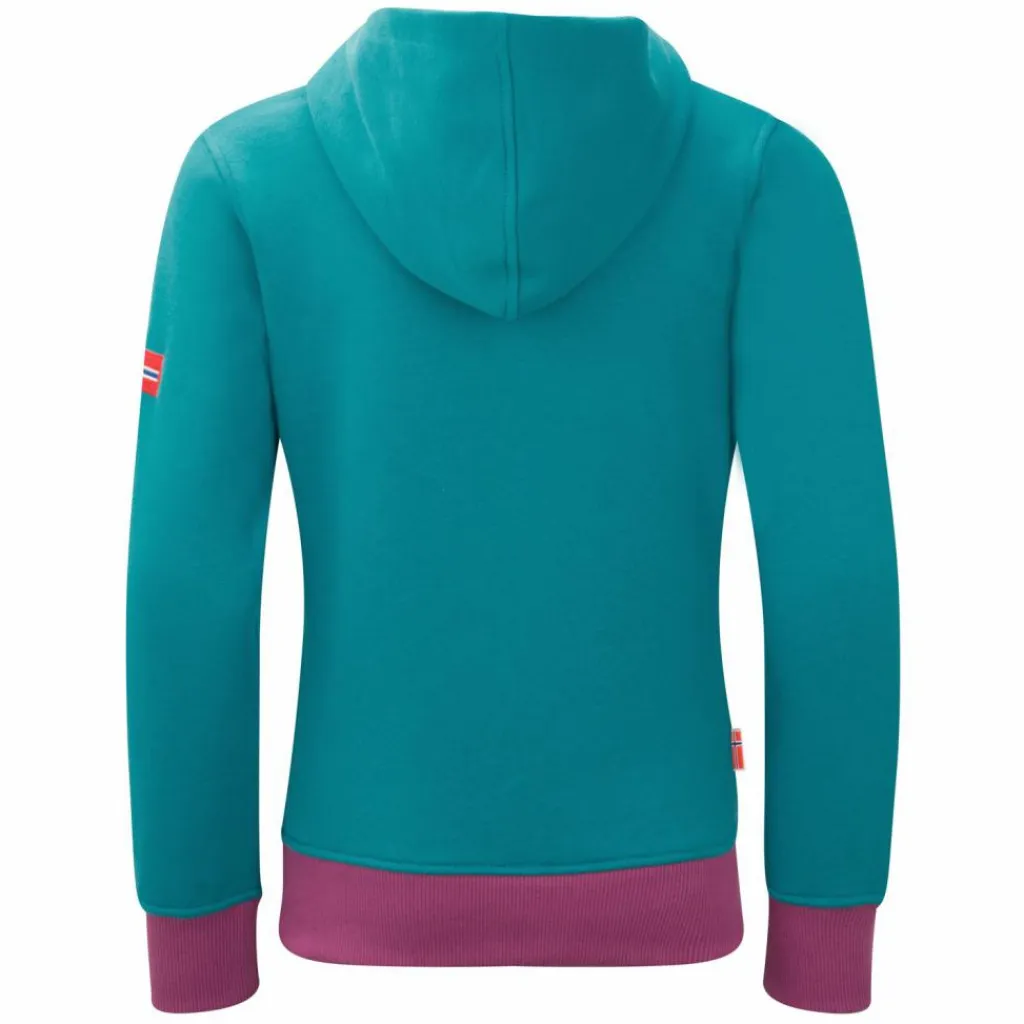 Trollkids Pullover & Sweats<· Troll Dunkeltürkis/Helle Beere