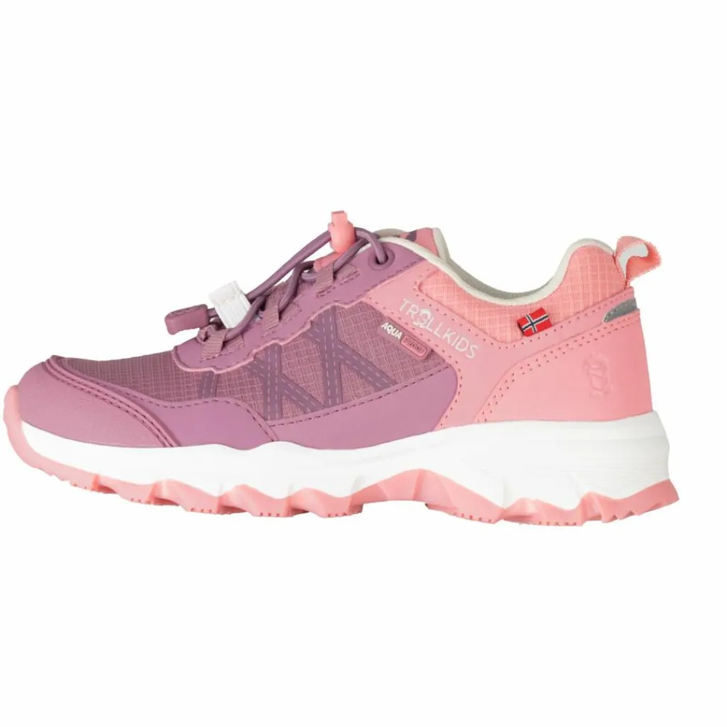 Trollkids Wandern|Wanderschuhe<· Trolltunga XT orchidee-pfingstrose