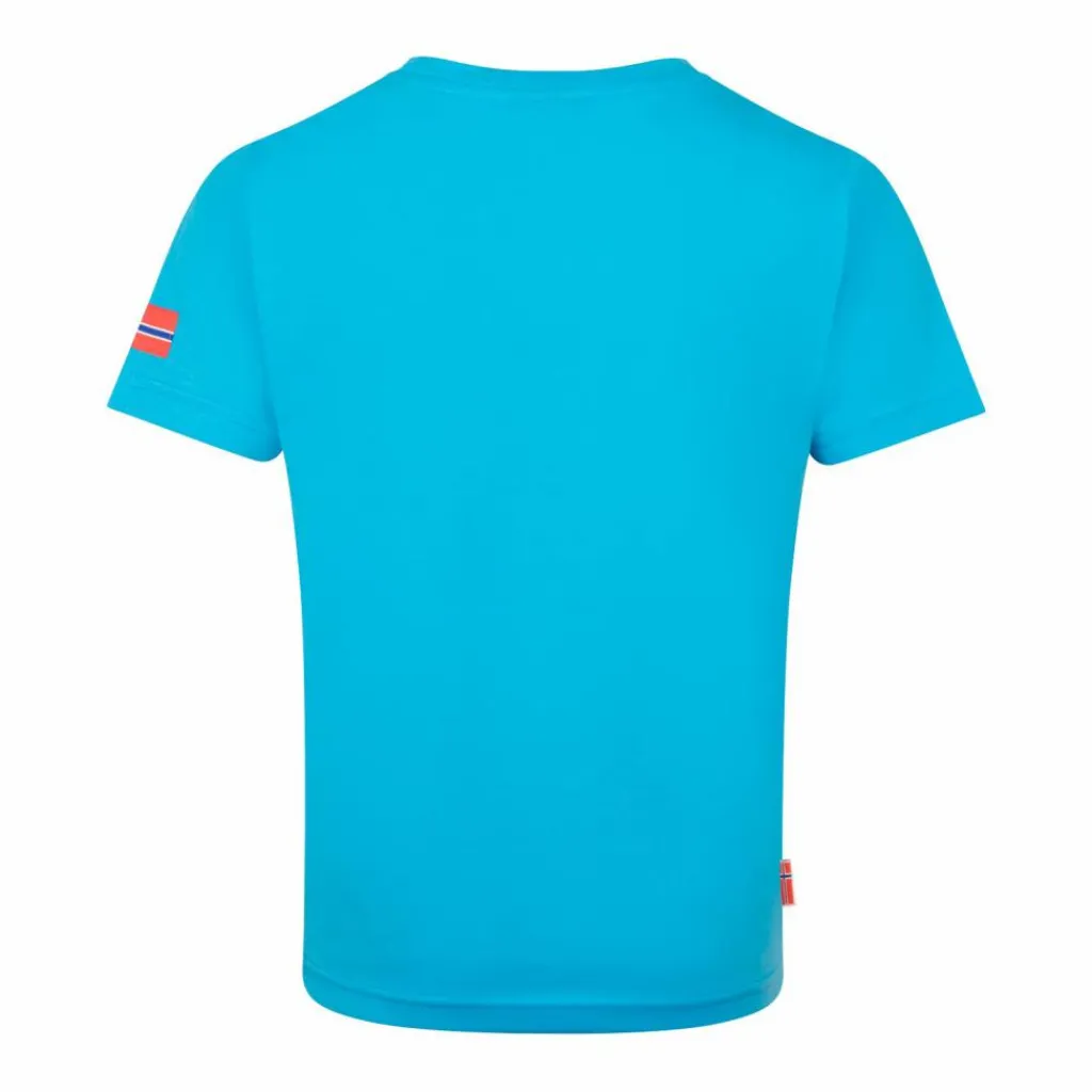 Trollkids Shirts<· Windrose T poolblau-wilde limette