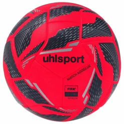 Uhlsport Bälle<· Match Addglue fluo rot/marine/silber