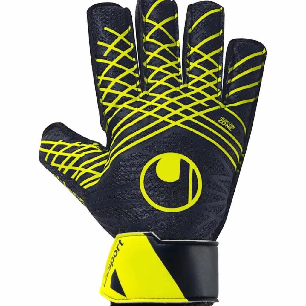 Uhlsport Handschuhe|Handschuhe<· Prediction Starter Soft marine-weiß-fluo gelb