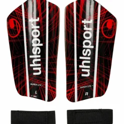 Uhlsport Schutzausrüstung|Schutzausrüstung<· Super Lite Plus schwarz-fluo rot-wei&szlig;