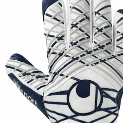 Uhlsport Handschuhe<· Supersoft HN weiß/marine/silber