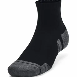 Under Armour Socken<· Performance 3p Quarter black-black-pitch gray