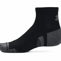 Under Armour Socken<· Performance 3p Quarter black-black-pitch gray
