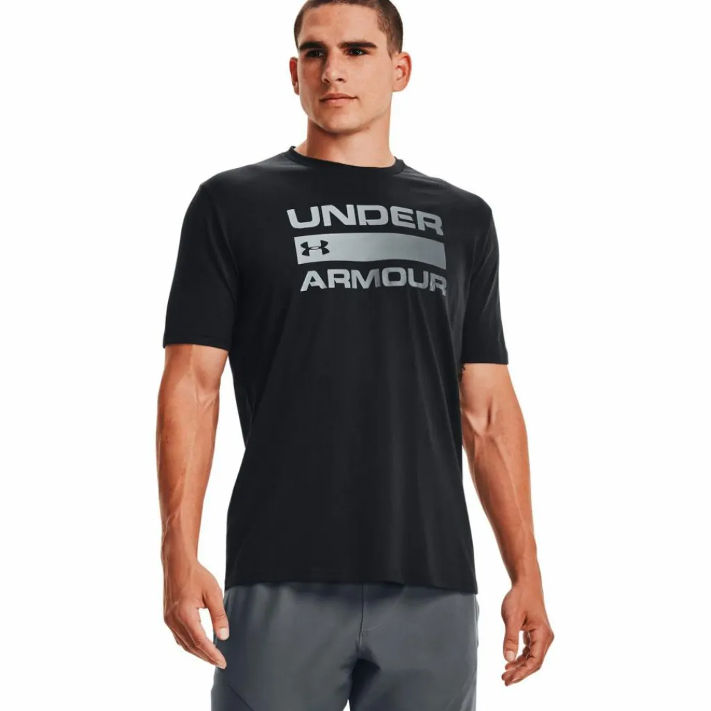 Under Armour Training|Shirts<· TEAM ISSUE black-rhino gray