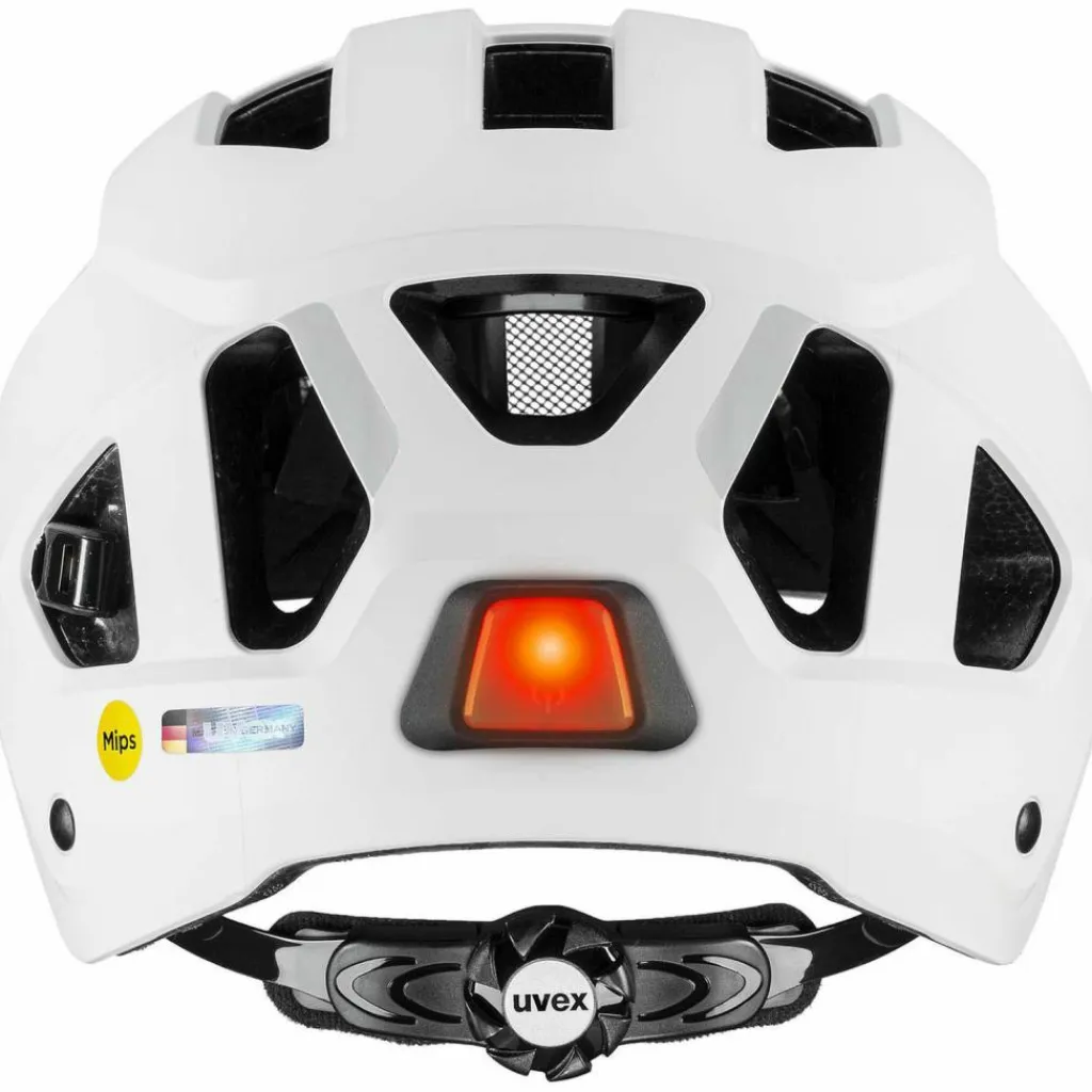 Uvex Fahrradhelme<· CITY STRIDE MIPS HIPLOK white matt