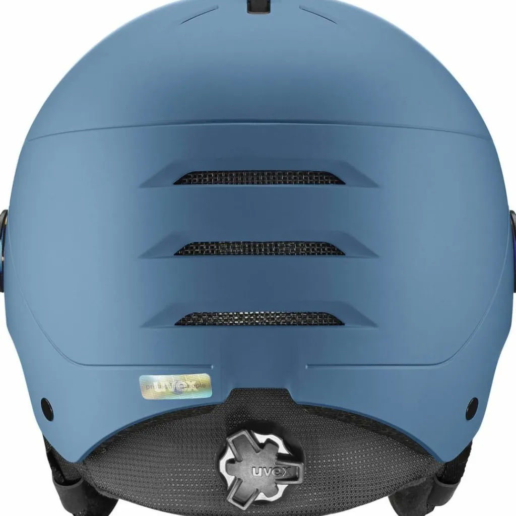 Uvex Skihelme<· WANTED VISOR stone blue matt