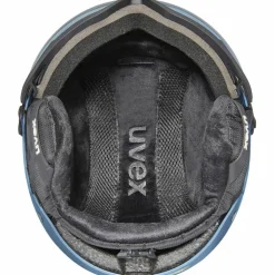Uvex Skihelme<· WANTED VISOR stone blue matt