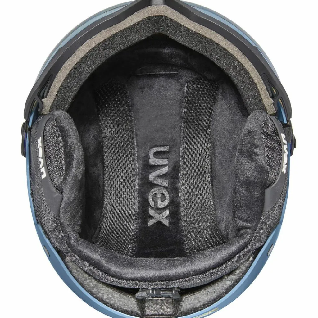 Uvex Skihelme<· WANTED VISOR stone blue matt