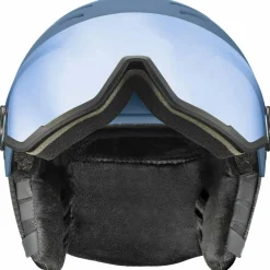 Uvex Skihelme<· WANTED VISOR stone blue matt