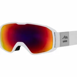 Uvex Skibrillen<· Xcitd CV white matt