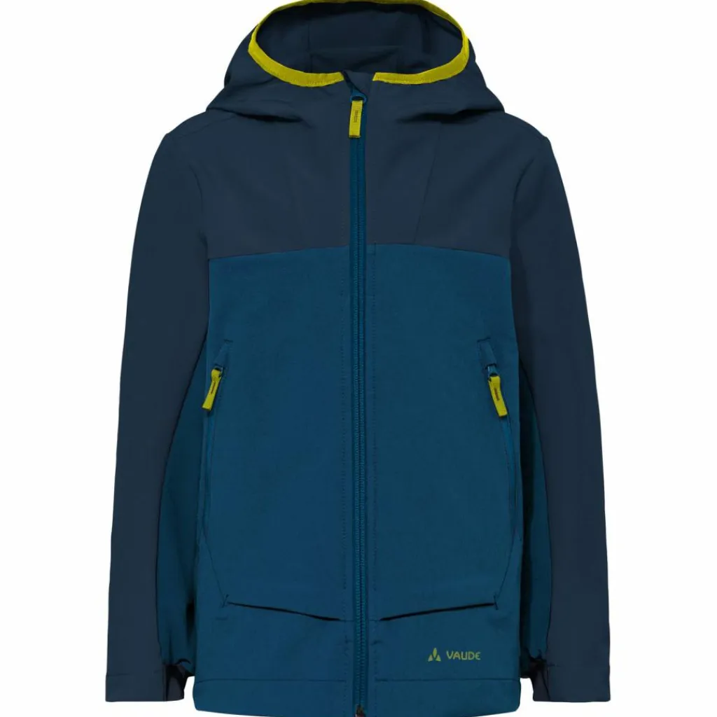 VAUDE Wandern|Jacken<· Kids Rokua Softshell Jacket shore blue
