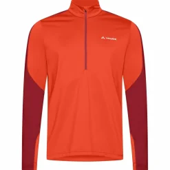VAUDE Pullover & Sweats<· Men's Livigno Halfzip II carmine/glowing red