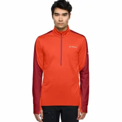 VAUDE Pullover & Sweats<· Men's Livigno Halfzip II carmine/glowing red