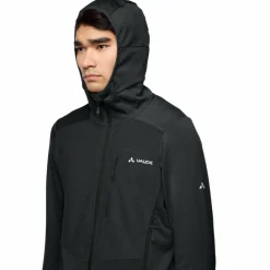 VAUDE Übergangsjacken<· Men's Monviso Hooded Grid Fleece Jacket phantom black