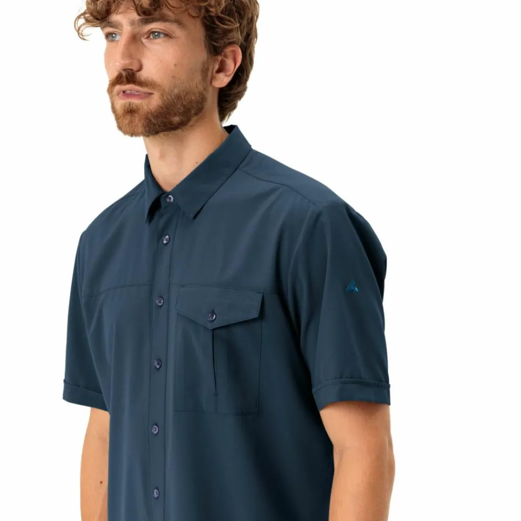 VAUDE Bergsteigen<· Men's Rosemoor Shirt II dark sea uni