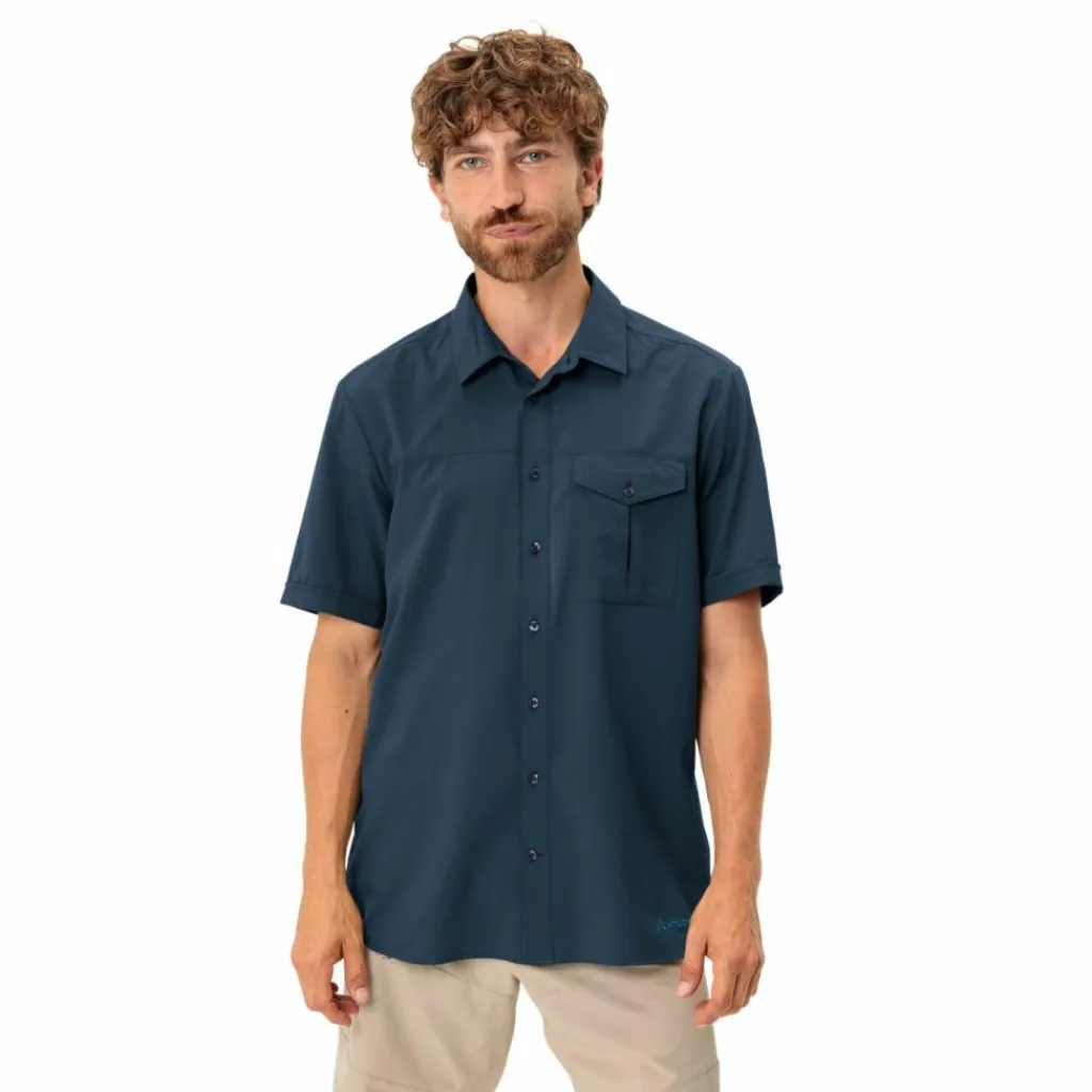VAUDE Bergsteigen<· Men's Rosemoor Shirt II dark sea uni