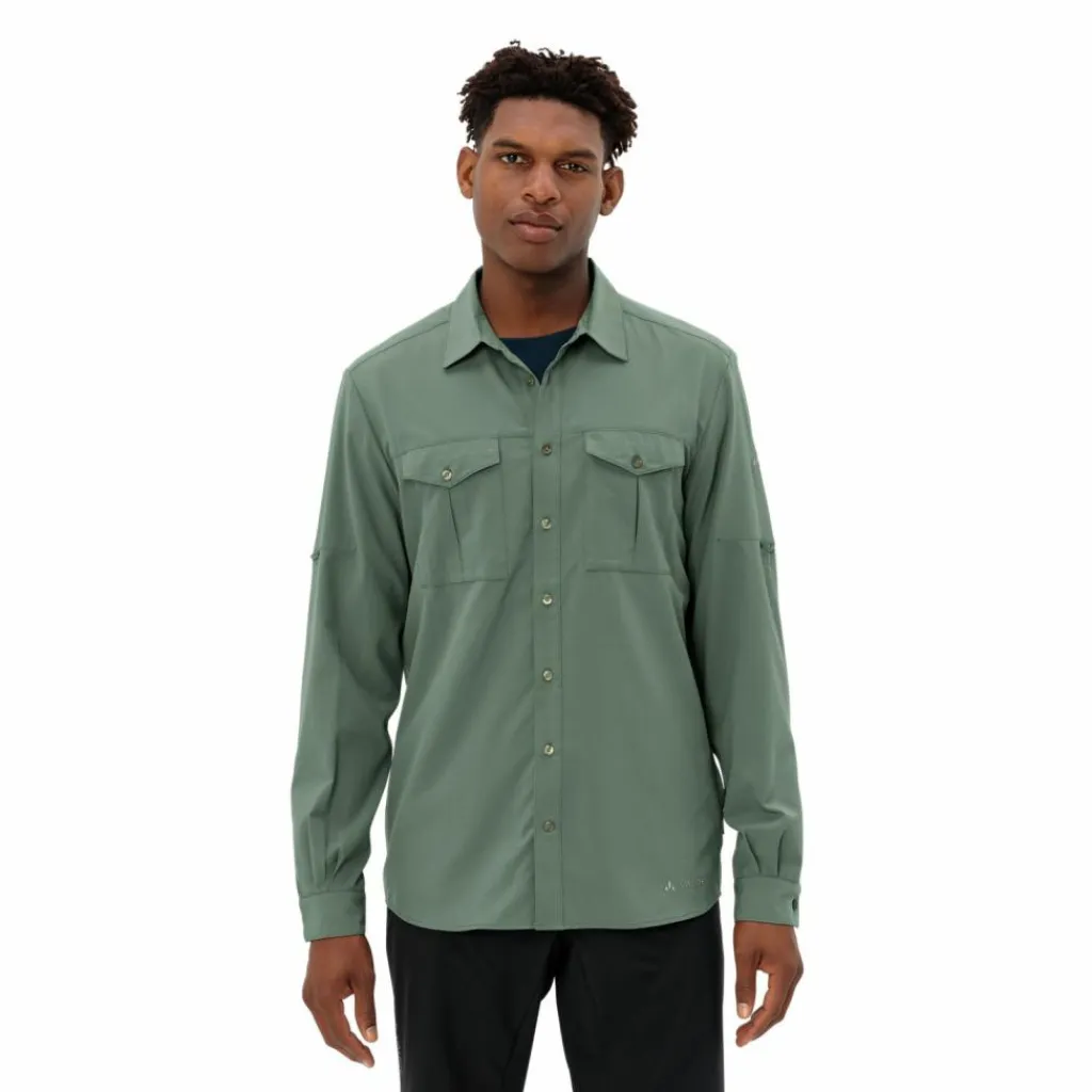 VAUDE Bergsteigen|Bergsteigen<· Men's Rosemoor LS Shirt II agave