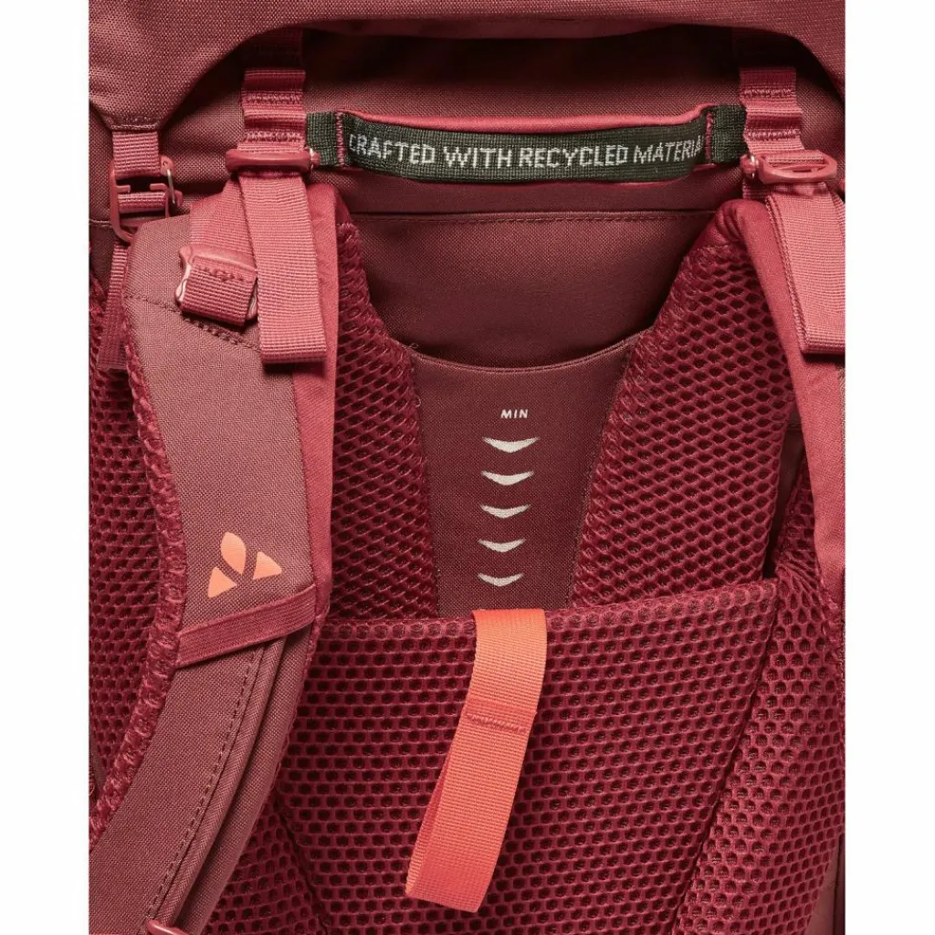 VAUDE Wanderrucksäcke|Rucksäcke<· Women's Astrum EVO 55+10 dark cherry