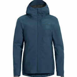 VAUDE Übergangsjacken<· Women's Cyclist Warm Rain Jacket dark sea