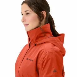 VAUDE Regenjacken|Übergangsjacken<· Women's Escape Light Jacket glowing red