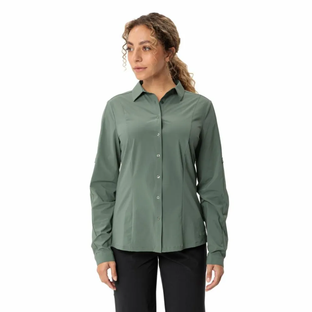 VAUDE Bergsteigen<· Women's Farley Stretch Shirt agave