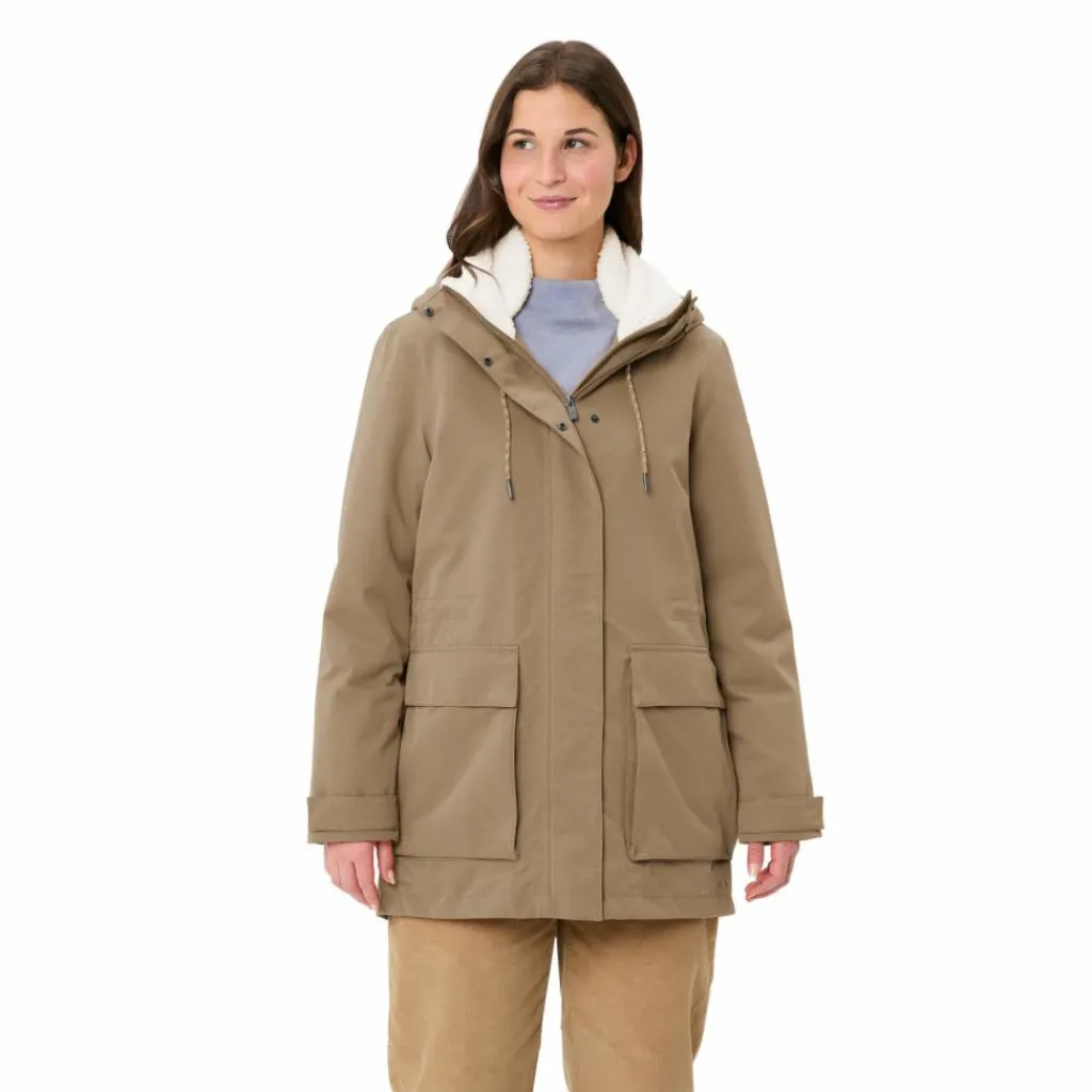 VAUDE Regenjacken|Übergangsjacken<· Women's Manukau Parka III oat