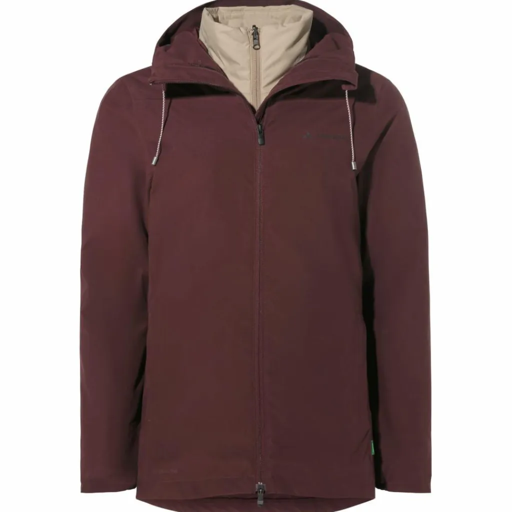 VAUDE Regenjacken|Übergangsjacken<· Women's Mineo 3in1 Jacket dark oak uni