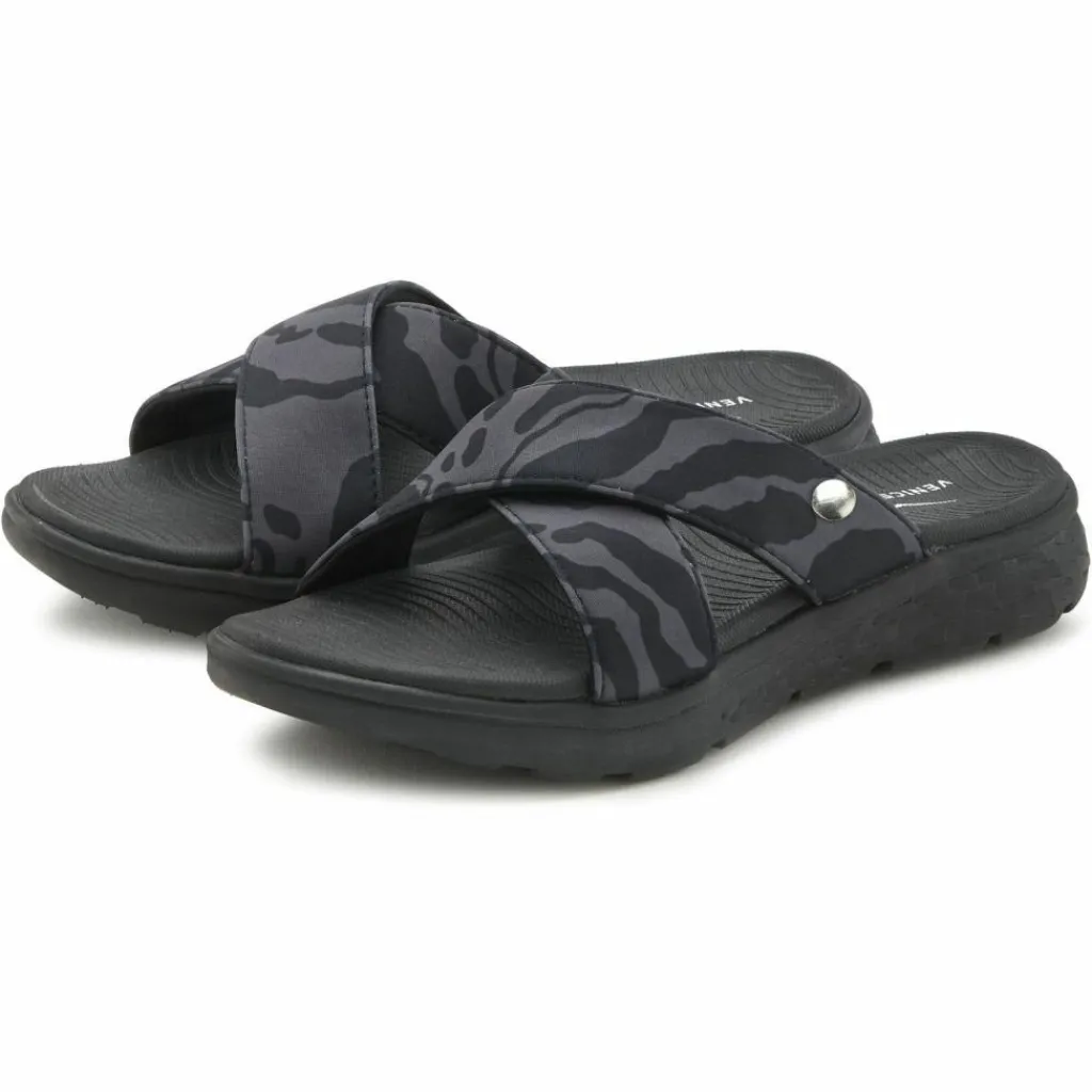 VENICE BEACH Badeschuhe<· Badepantolette schwarz - grau