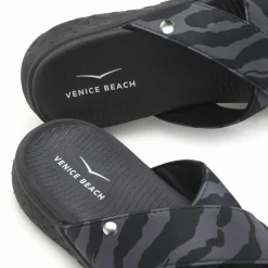 VENICE BEACH Badeschuhe<· Badepantolette schwarz - grau