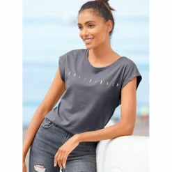 VENICE BEACH Shirts<· Kurzarmshirt grau
