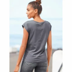 VENICE BEACH Shirts<· Kurzarmshirt grau