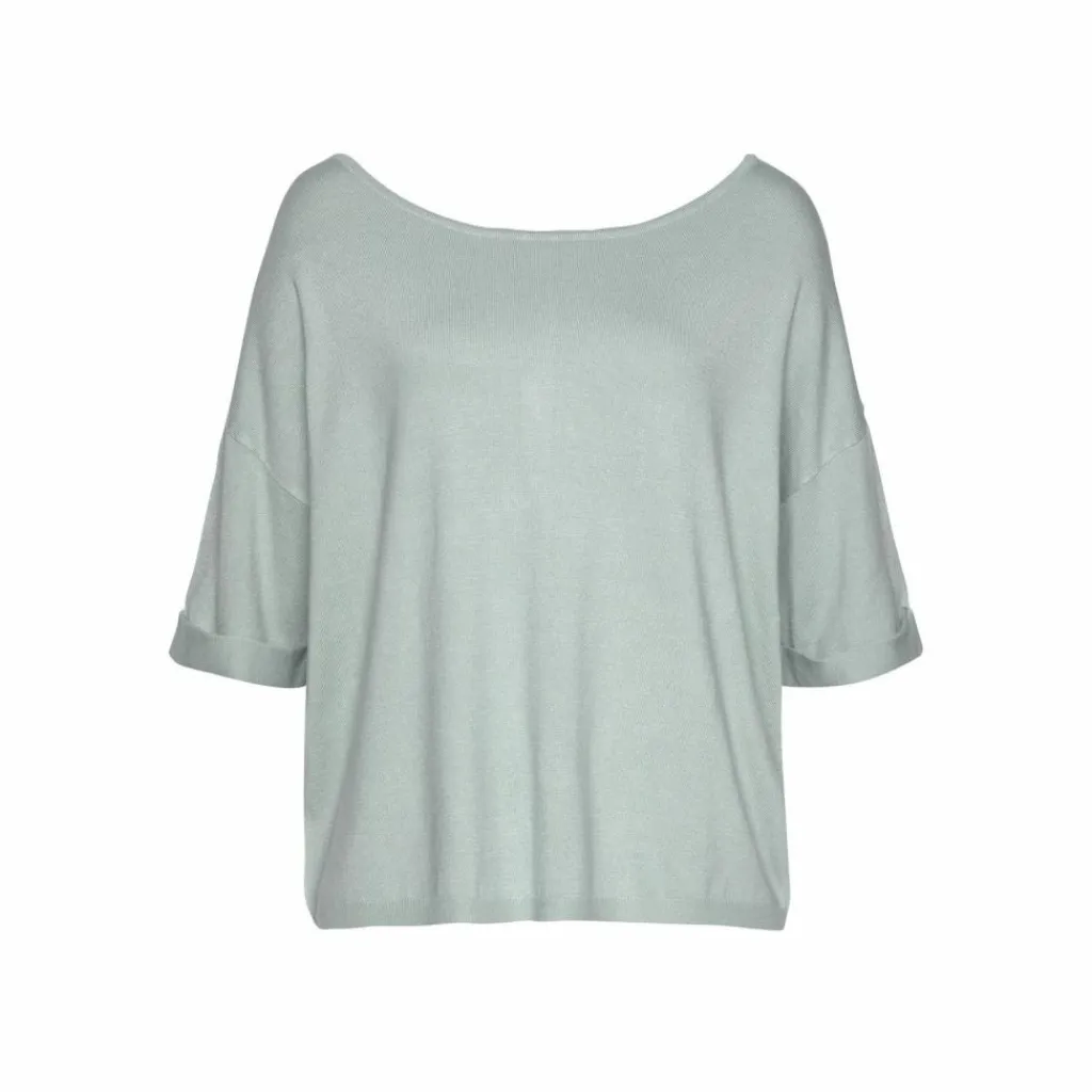 Vivance Pullover & Sweats<· Kurzarmpullover hellblau