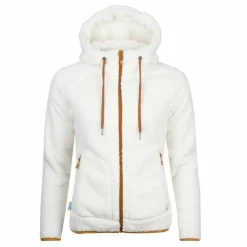 Westfjord Fleecejacken<· Glymur Ivory-Wei&szlig;