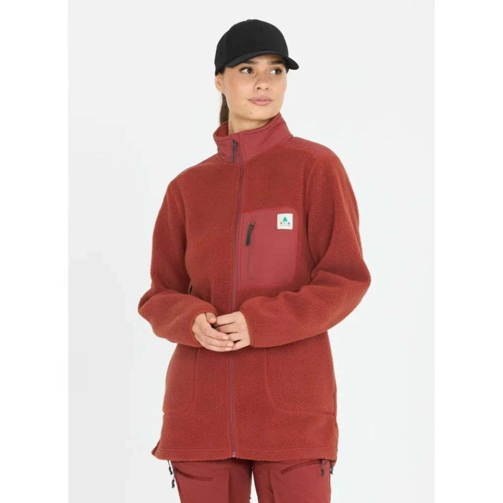 Whistler Fleecejacken<· Felis 4174 Madder Brown