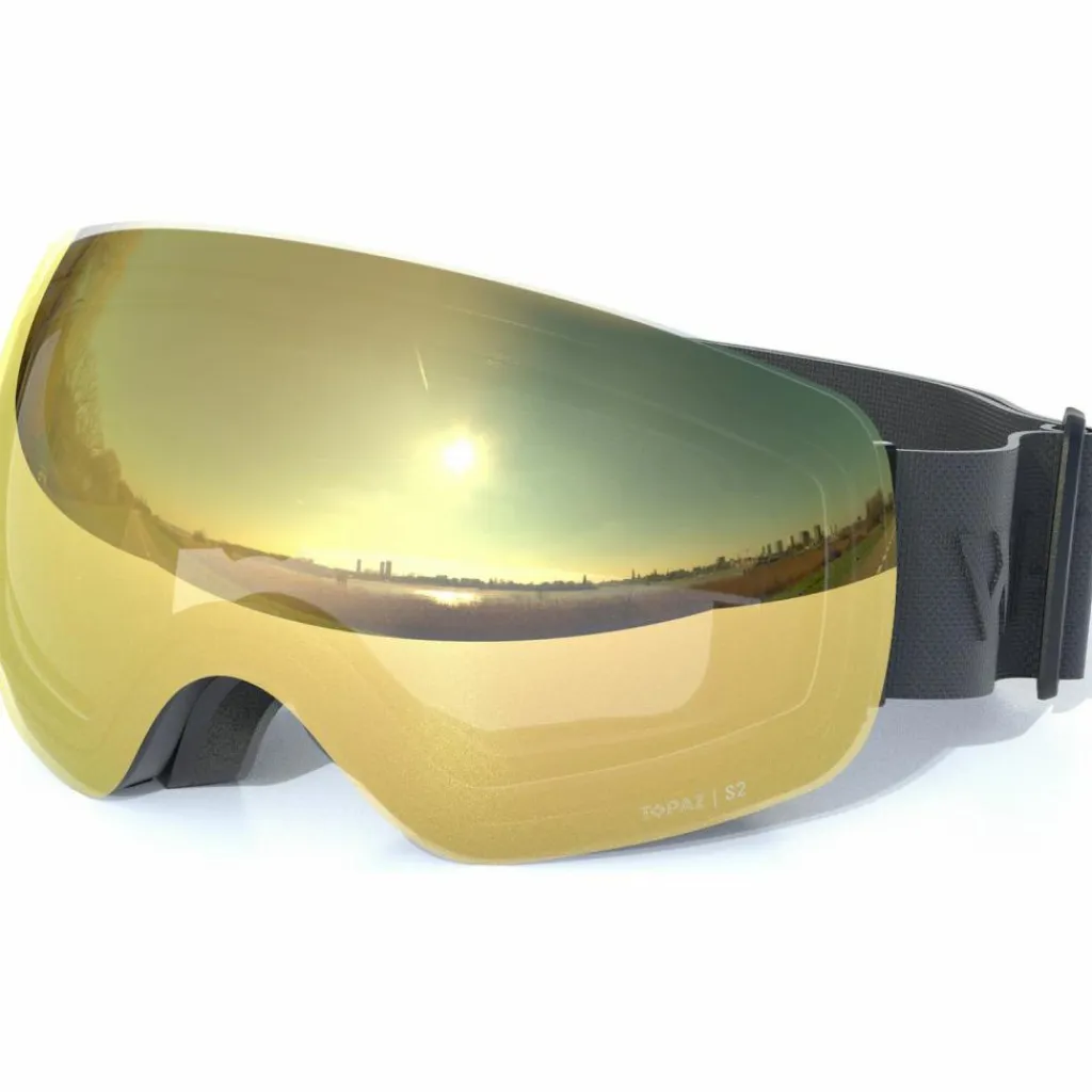 Whistler Brillen|Brillen<· Morgins Topaz III 1001C Black / Champagne