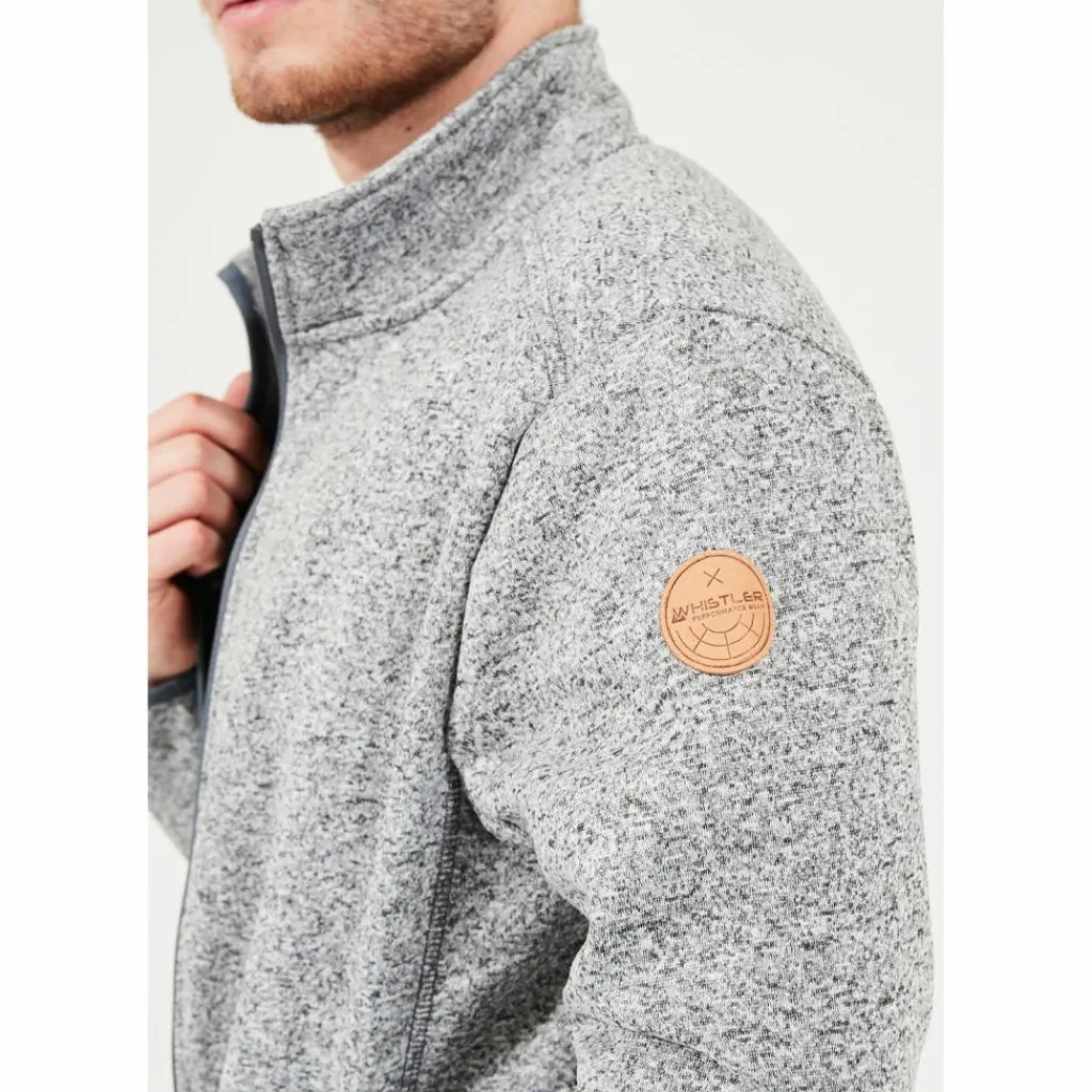 Whistler Fleecejacken<· Sampton 1005 Light Grey Melange