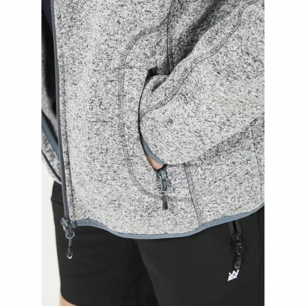 Whistler Fleecejacken<· Sampton 1005 Light Grey Melange