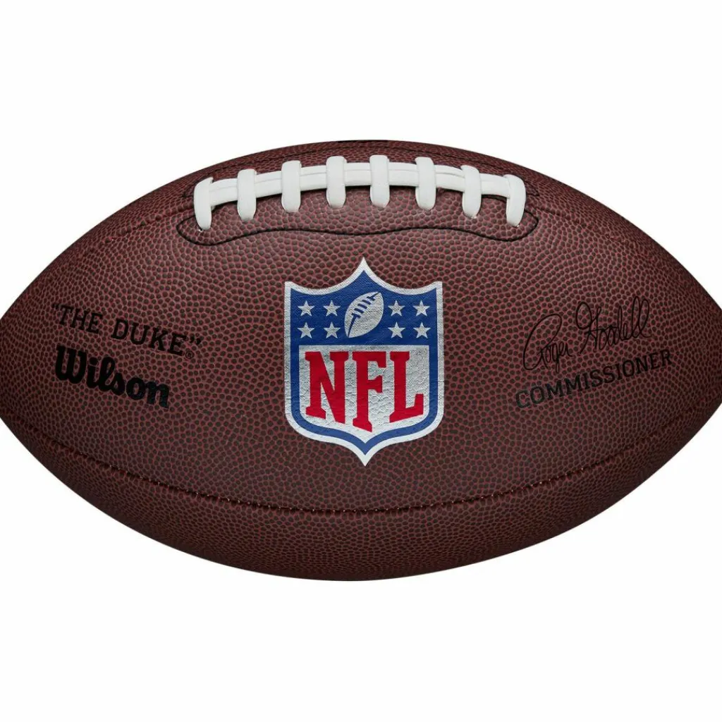 Wilson American Football|Bälle<· NFL DUKE REPLICA brown