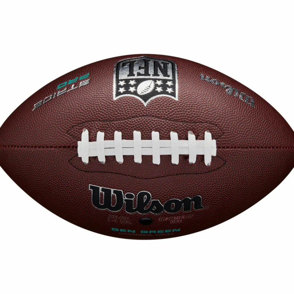 Wilson American Football|Bälle<· NFL STRIDE PRO ECO OFF brown