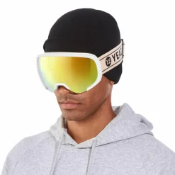 YEAZ Skibrillen<· BLACK RUN Yellow Sun