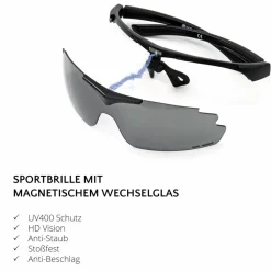 YEAZ Fahrradbrillen|Brillen<· SUNUP Evening Shadow
