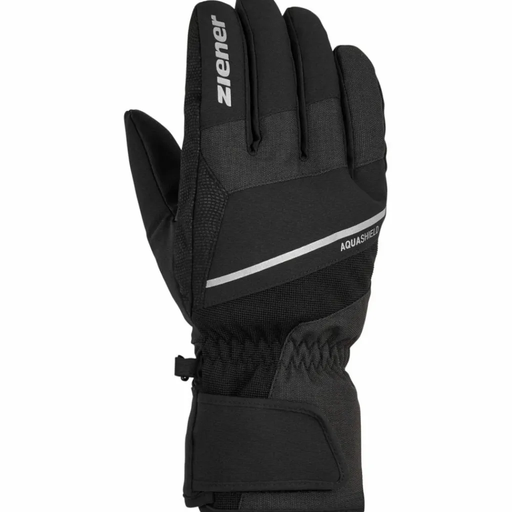 Ziener Ski|Skihandschuhe<· GEZIM-Z AS(R) black tec