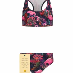ZigZag Schwimmen<· Irena Print 3673 Flamingo