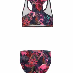 ZigZag Schwimmen<· Irena Print 3673 Flamingo